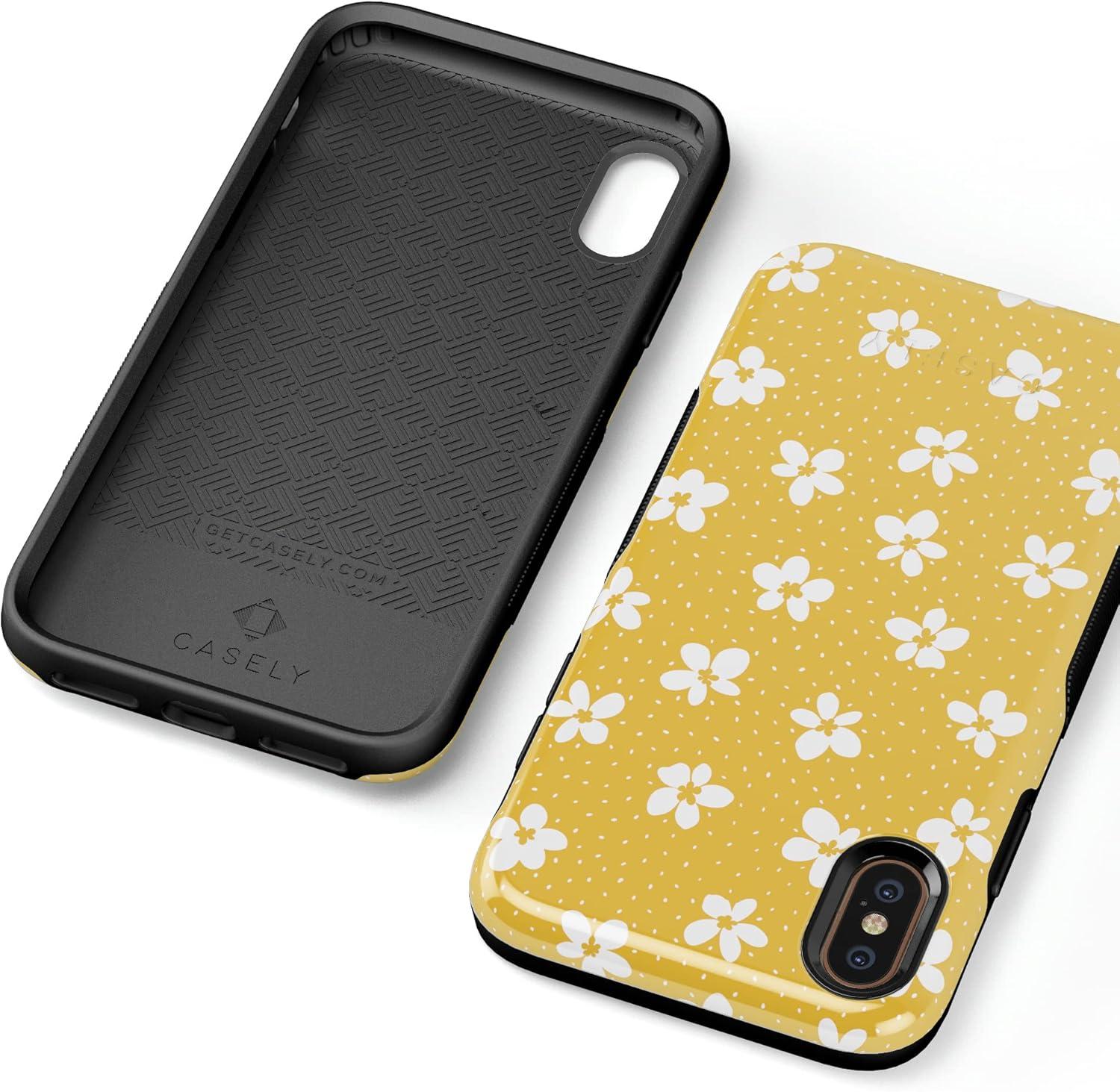 imageCasely iPhone XXS Case  Make Your Mark  Crayola Paint CaseFlower My World  Yellow Floral