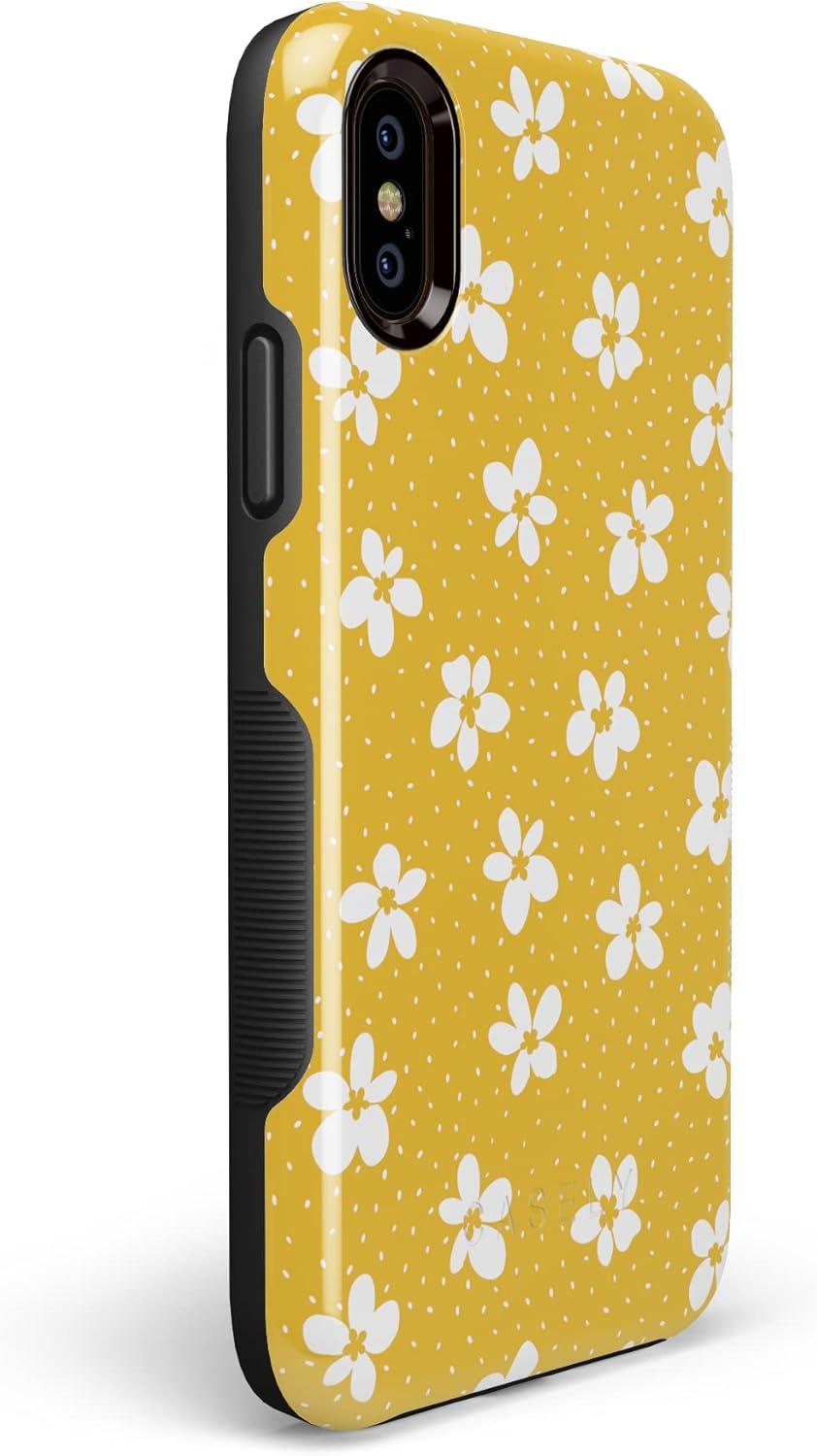 imageCasely iPhone XXS Case  Make Your Mark  Crayola Paint CaseFlower My World  Yellow Floral