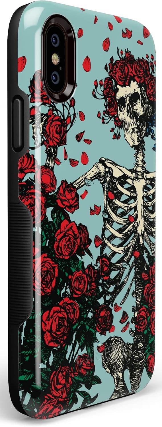 imageCasely iPhone XXS Case  Make Your Mark  Crayola Paint CaseForever Grateful  Grateful Dead Skeleton Floral