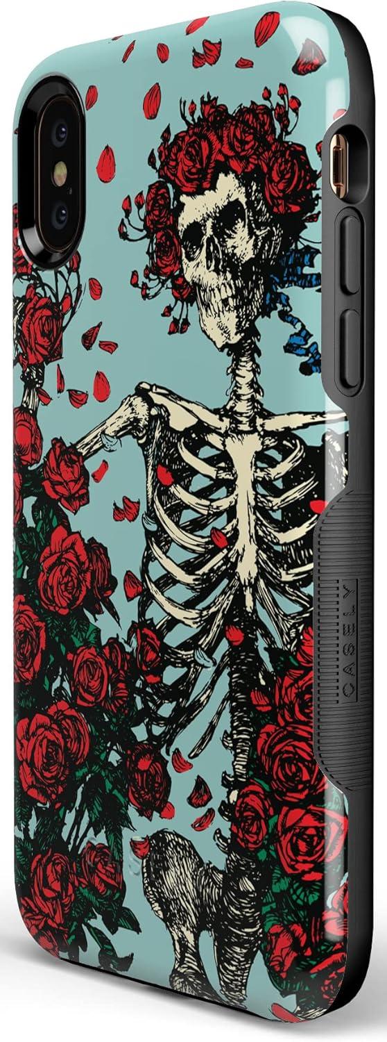 imageCasely iPhone XXS Case  Make Your Mark  Crayola Paint CaseForever Grateful  Grateful Dead Skeleton Floral