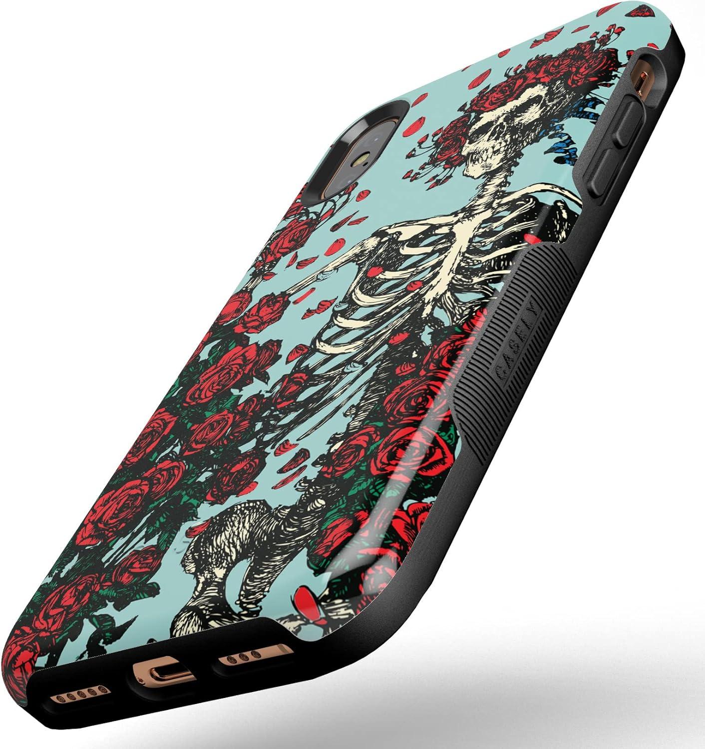 imageCasely iPhone XXS Case  Make Your Mark  Crayola Paint CaseForever Grateful  Grateful Dead Skeleton Floral