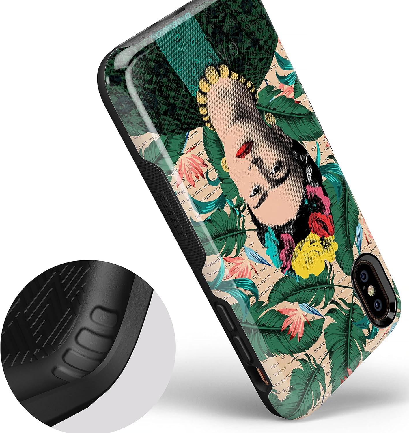 imageCasely iPhone XXS Case  Make Your Mark  Crayola Paint CaseFrida Kahlo  Find Your Muse  Portrait Floral
