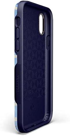 imageCasely iPhone XXS Case  Make Your Mark  Crayola Paint CaseGo with the Flow Light Blue Yoga