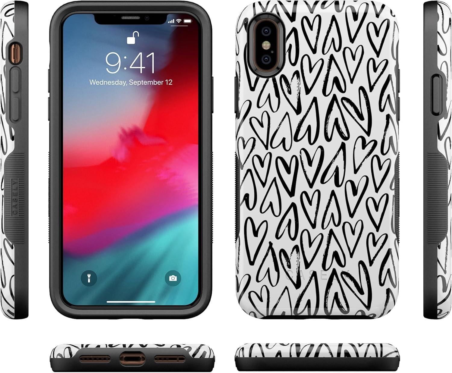 imageCasely iPhone XXS Case  Make Your Mark  Crayola Paint CaseHeart Throb  Endless Hearts