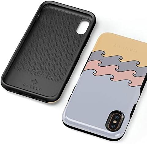 imageCasely iPhone XXS Case  Make Your Mark  Crayola Paint CaseHigh Tide Layered Ocean Waves