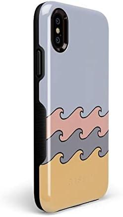 imageCasely iPhone XXS Case  Make Your Mark  Crayola Paint CaseHigh Tide Layered Ocean Waves