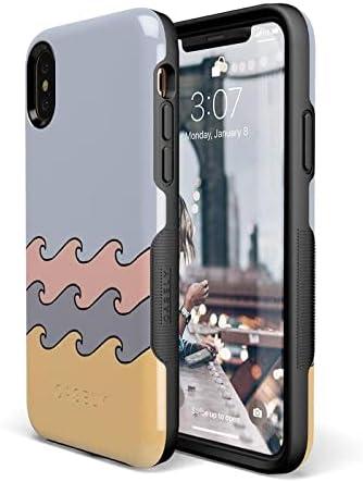 imageCasely iPhone XXS Case  Make Your Mark  Crayola Paint CaseHigh Tide Layered Ocean Waves