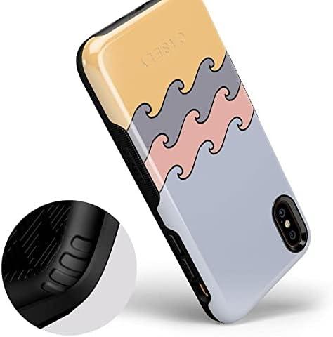 imageCasely iPhone XXS Case  Make Your Mark  Crayola Paint CaseHigh Tide Layered Ocean Waves