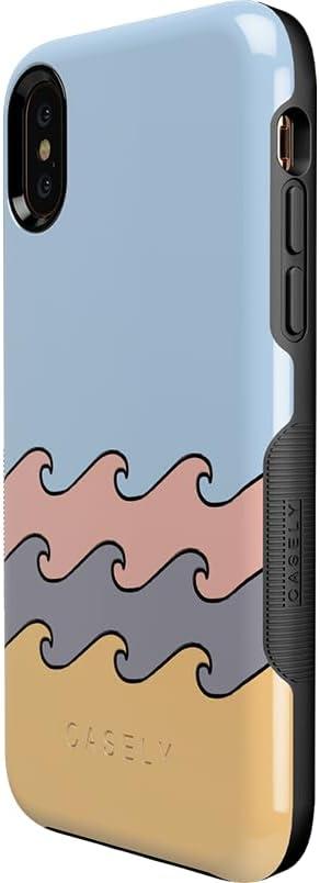 imageCasely iPhone XXS Case  Make Your Mark  Crayola Paint CaseHigh Tide Layered Ocean Waves