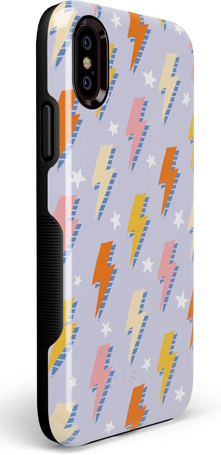 imageCasely iPhone XXS Case  Make Your Mark  Crayola Paint CaseIn a Flash  Lightning Bolt