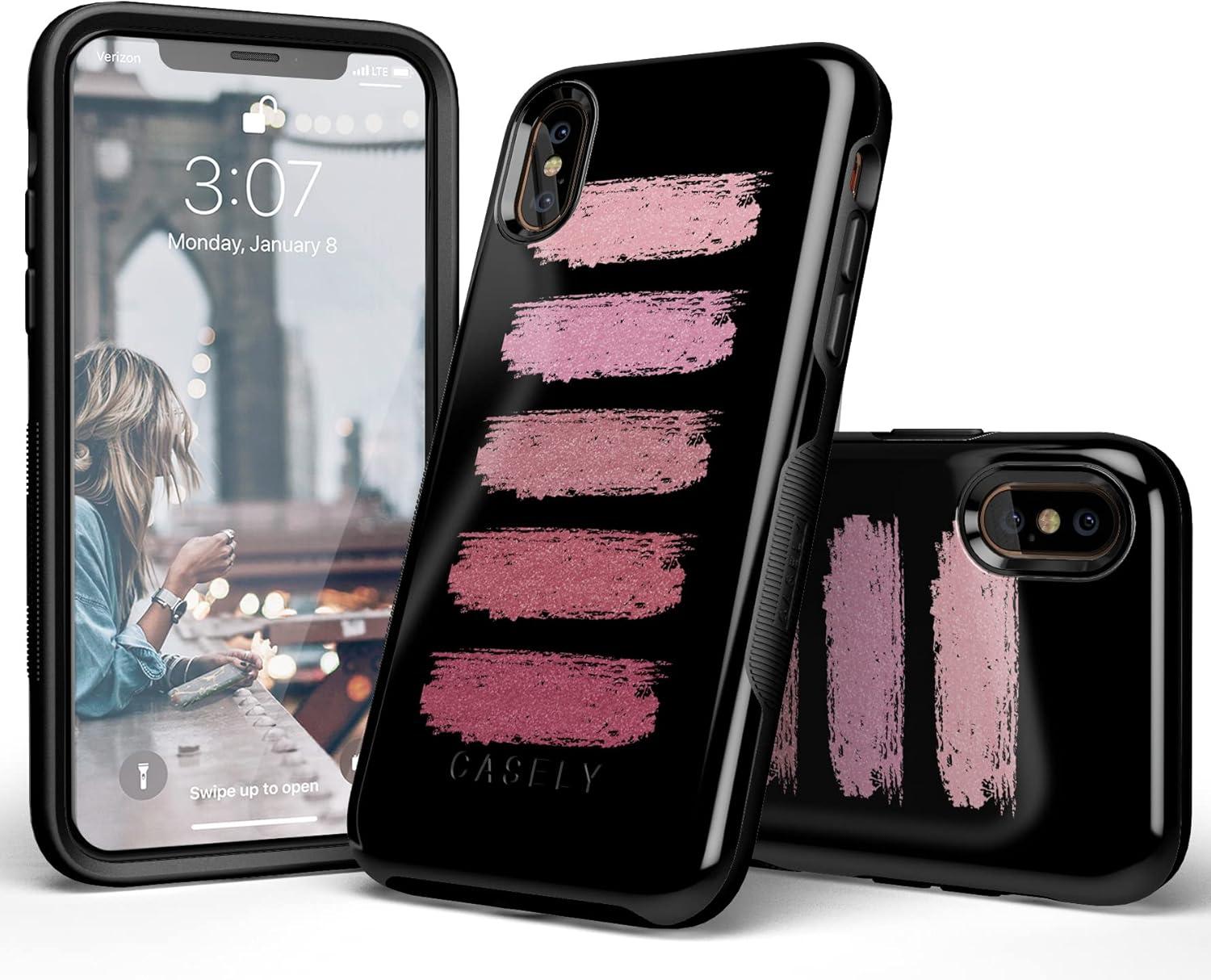 imageCasely iPhone XXS Case  Make Your Mark  Crayola Paint CaseInsta Famous Makeup Swatch