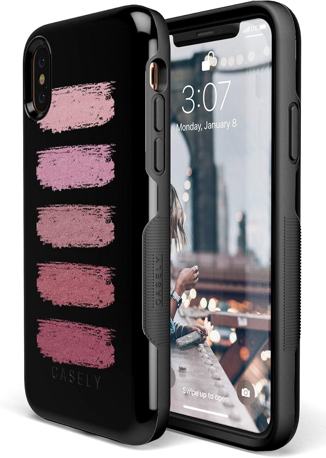 imageCasely iPhone XXS Case  Make Your Mark  Crayola Paint CaseInsta Famous Makeup Swatch