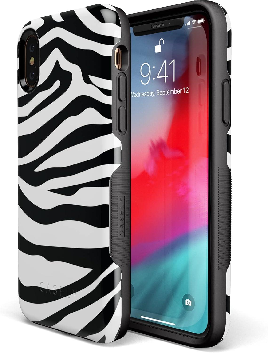 imageCasely iPhone XXS Case  Make Your Mark  Crayola Paint CaseInto the Wild  Zebra