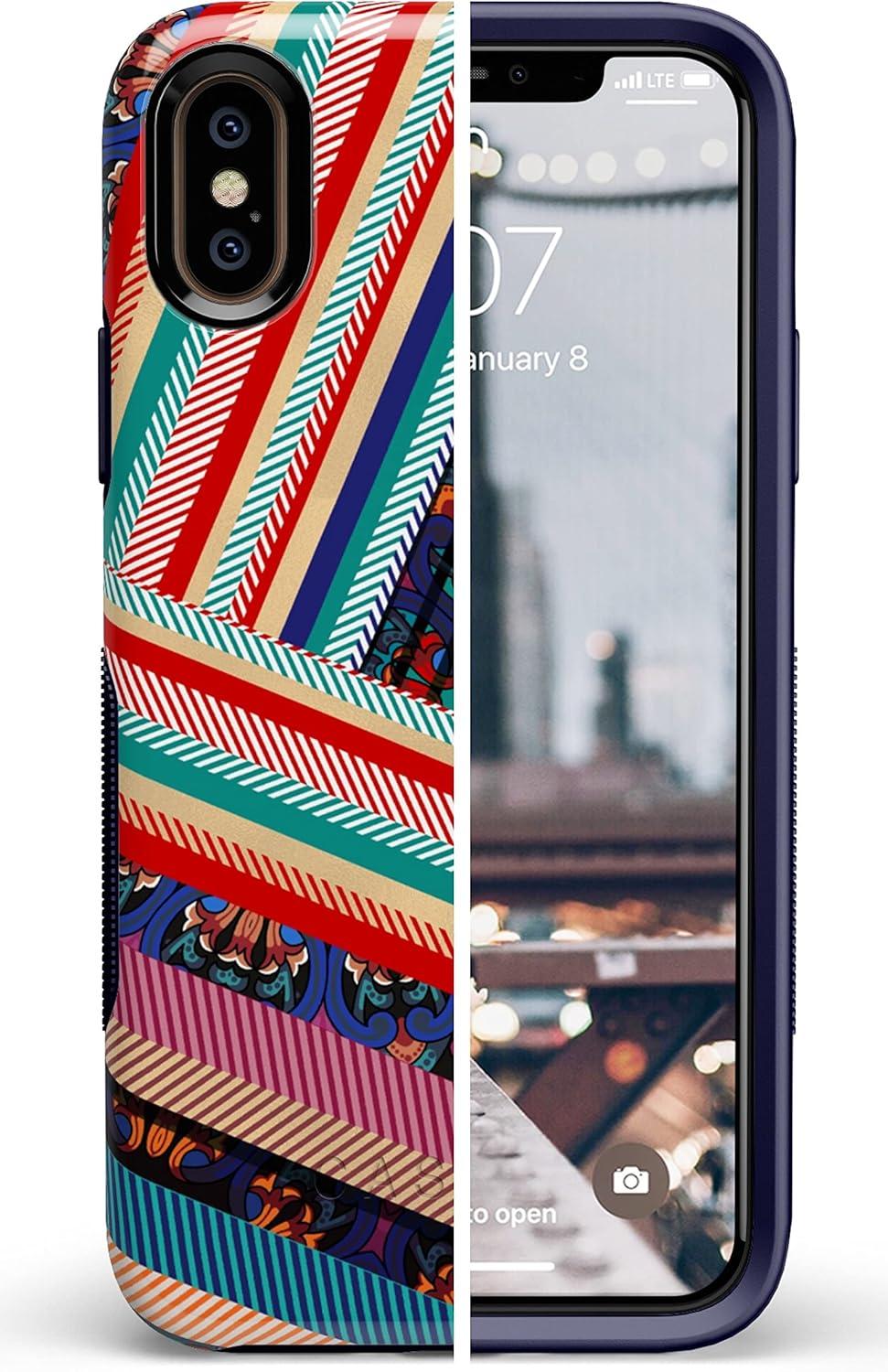 imageCasely iPhone XXS Case  Make Your Mark  Crayola Paint CaseLayered Patchwork