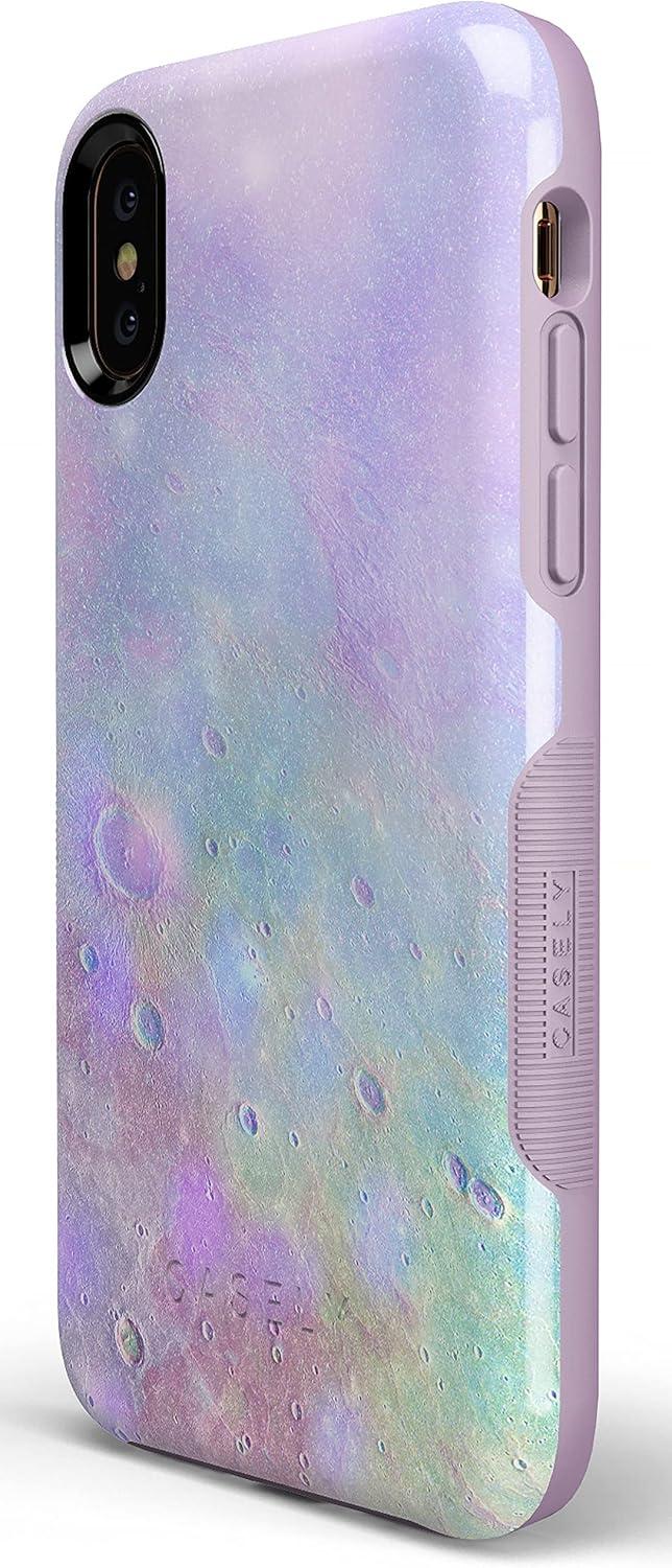 imageCasely iPhone XXS Case  Make Your Mark  Crayola Paint CasePastel Marble Moon