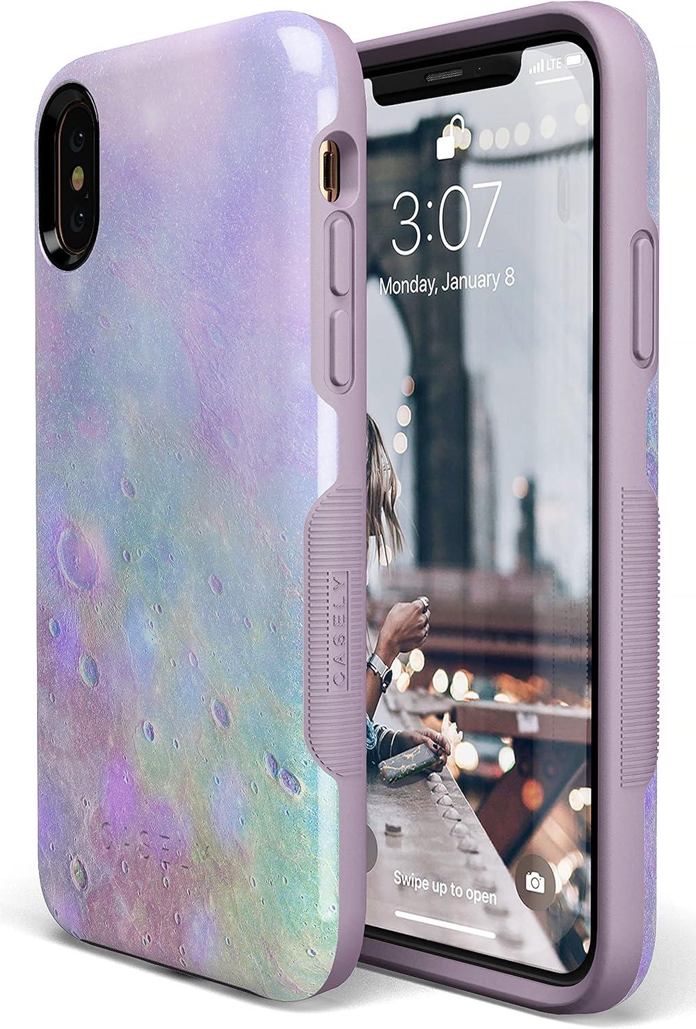 imageCasely iPhone XXS Case  Make Your Mark  Crayola Paint CasePastel Marble Moon