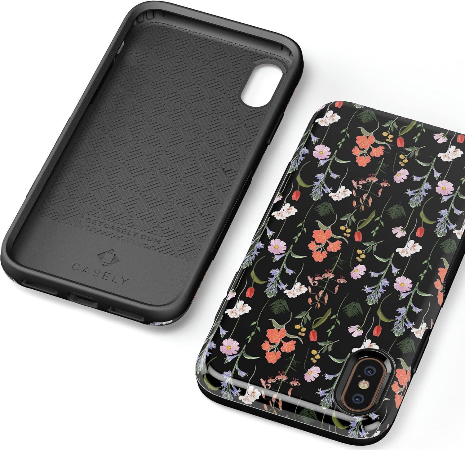 imageCasely iPhone XXS Case  Make Your Mark  Crayola Paint CaseSecret Garden  Mixed Floral