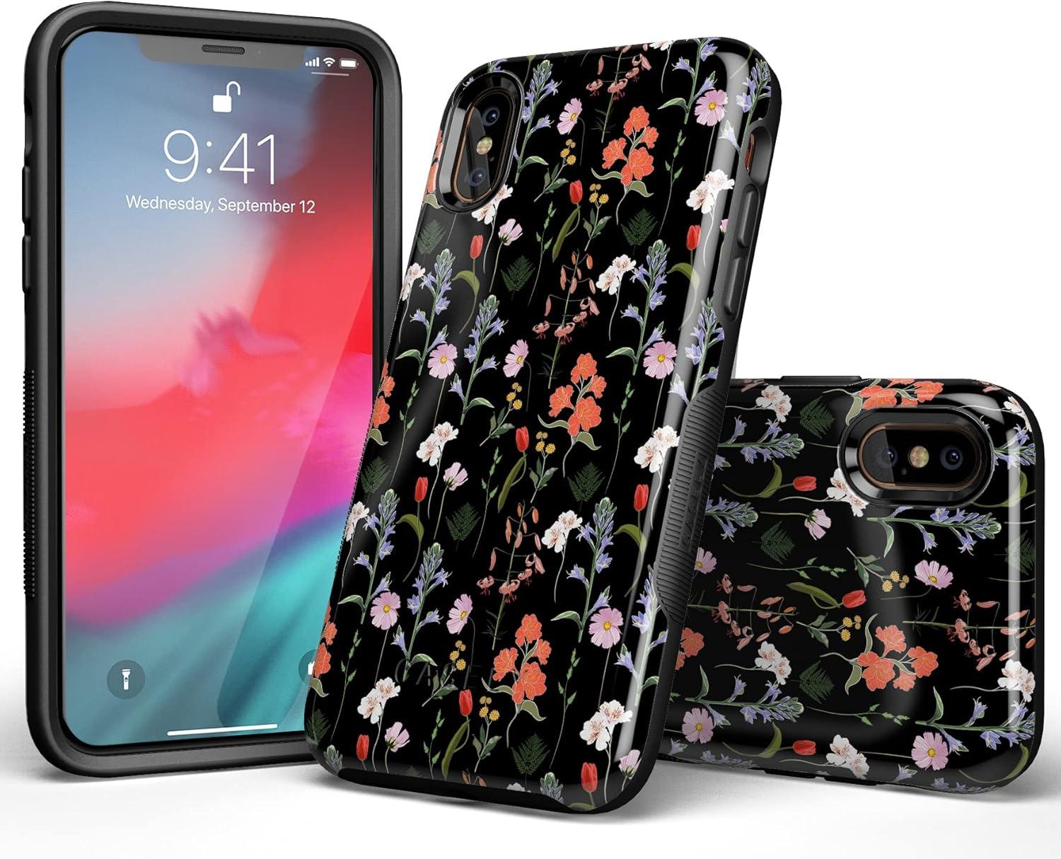 imageCasely iPhone XXS Case  Make Your Mark  Crayola Paint CaseSecret Garden  Mixed Floral