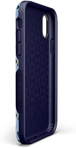 imageCasely iPhone XXS Case  Make Your Mark  Crayola Paint CaseSomethings Fishy Navy Blue  Yellow Fish