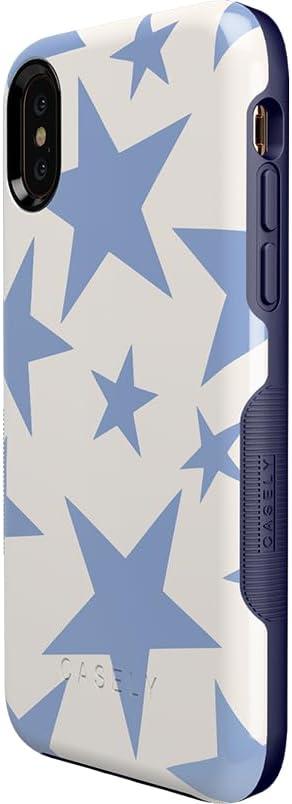 imageCasely iPhone XXS Case  Make Your Mark  Crayola Paint CaseStars Align  Blue  White Stars