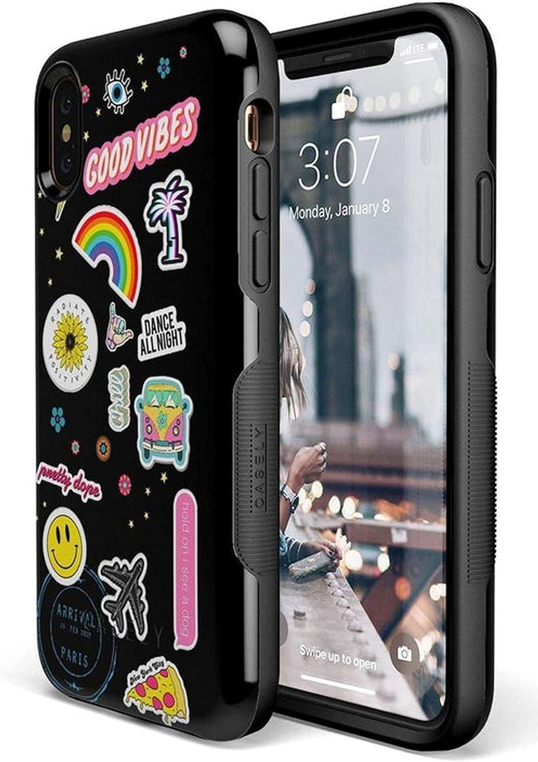 imageCasely iPhone XXS Case  Make Your Mark  Crayola Paint CaseStuck on U Festival Sticker Floral