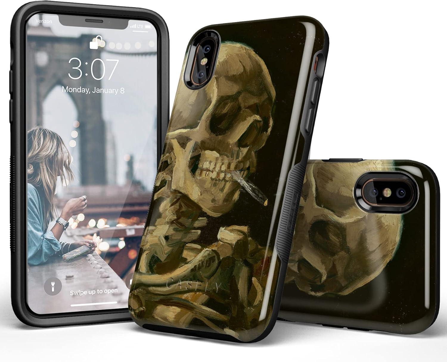 imageCasely iPhone XXS Case  Make Your Mark  Crayola Paint CaseVan Gogh  After Hours  Skeleton