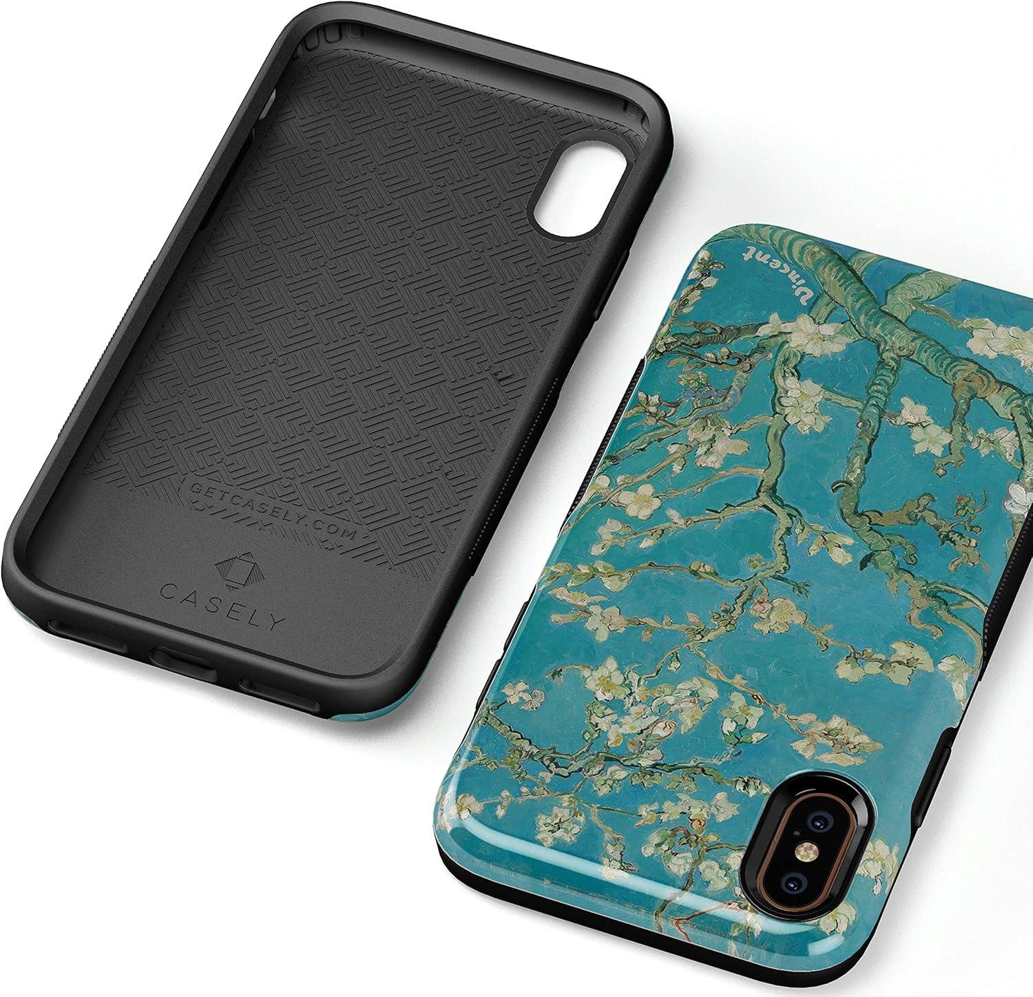 imageCasely iPhone XXS Case  Make Your Mark  Crayola Paint CaseVan Gogh  Blue Awakening  Almond Blossom