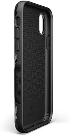 imageCasely iPhone Xs Max Case  Purple Taupe on Nude  Bold Protective DesignBlack Marble