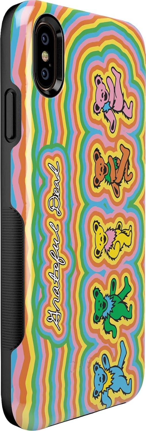 imageCasely iPhone Xs Max Case  Purple Taupe on Nude  Bold Protective DesignIn the Groove  Grateful Dead Dancing Bears