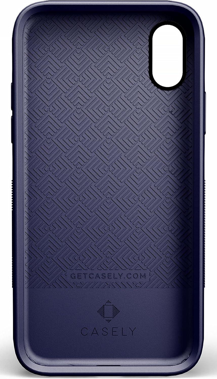 imageCasely iPhone Xs Max Case  Purple Taupe on Nude  Bold Protective DesignMain Squeeze  Orange Stamped