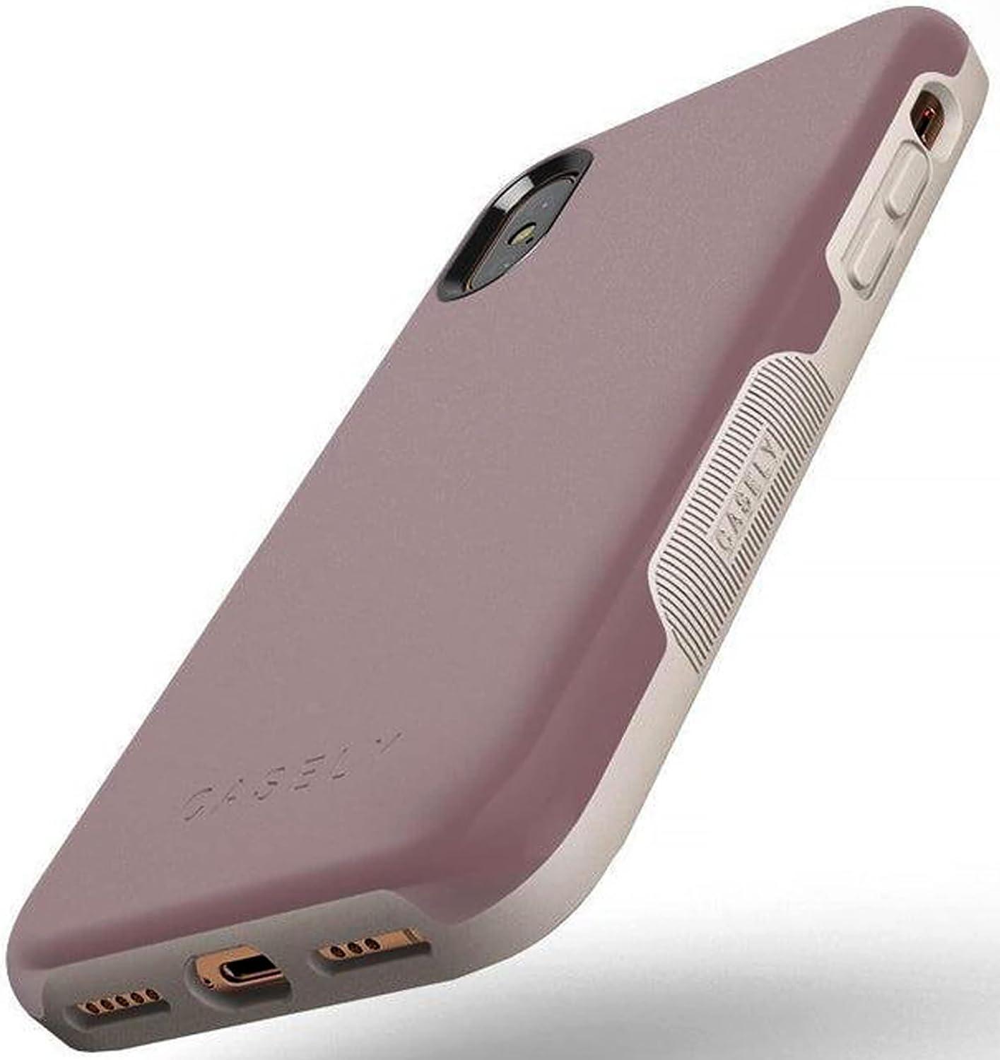 imageCasely iPhone Xs Max Case  Purple Taupe on Nude  Bold Protective DesignPurple Taupe on Nude
