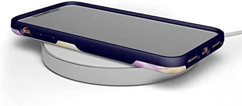 imageCasely iPhone Xs Max Case  Purple Taupe on Nude  Bold Protective DesignWild  Free Rainbow Tie Dye