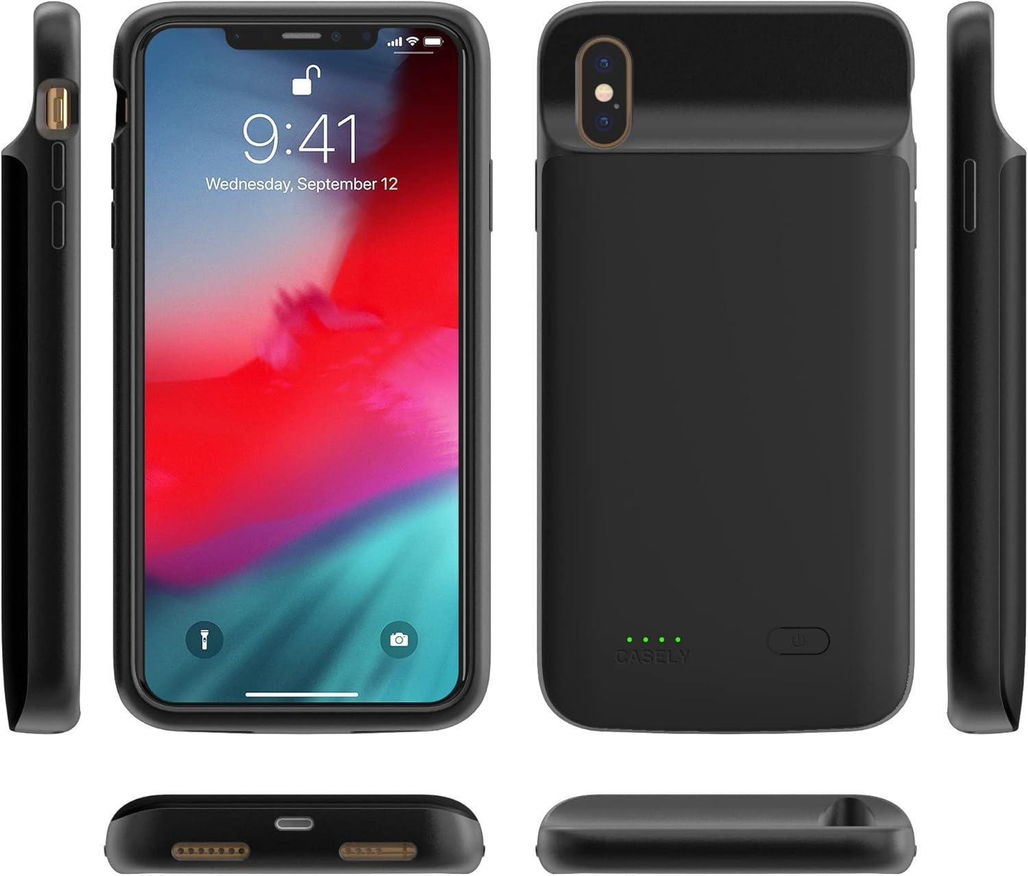 imageSolid Black BatteryPowered Charging Case Power 20  iPhone XS Max