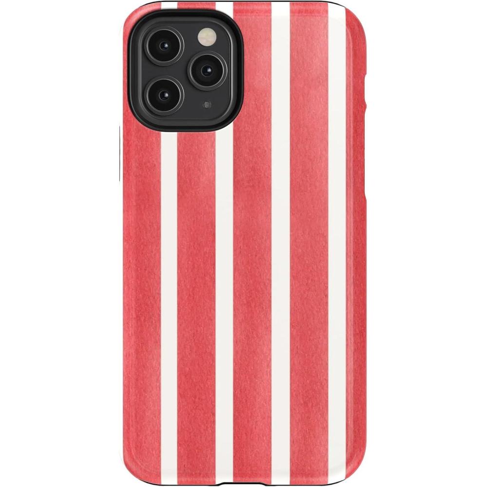 imageCasely iPhone 11 Pro Case  Make Your Mark  Crayola Paint CaseEast Coast Summer  Red Stripes