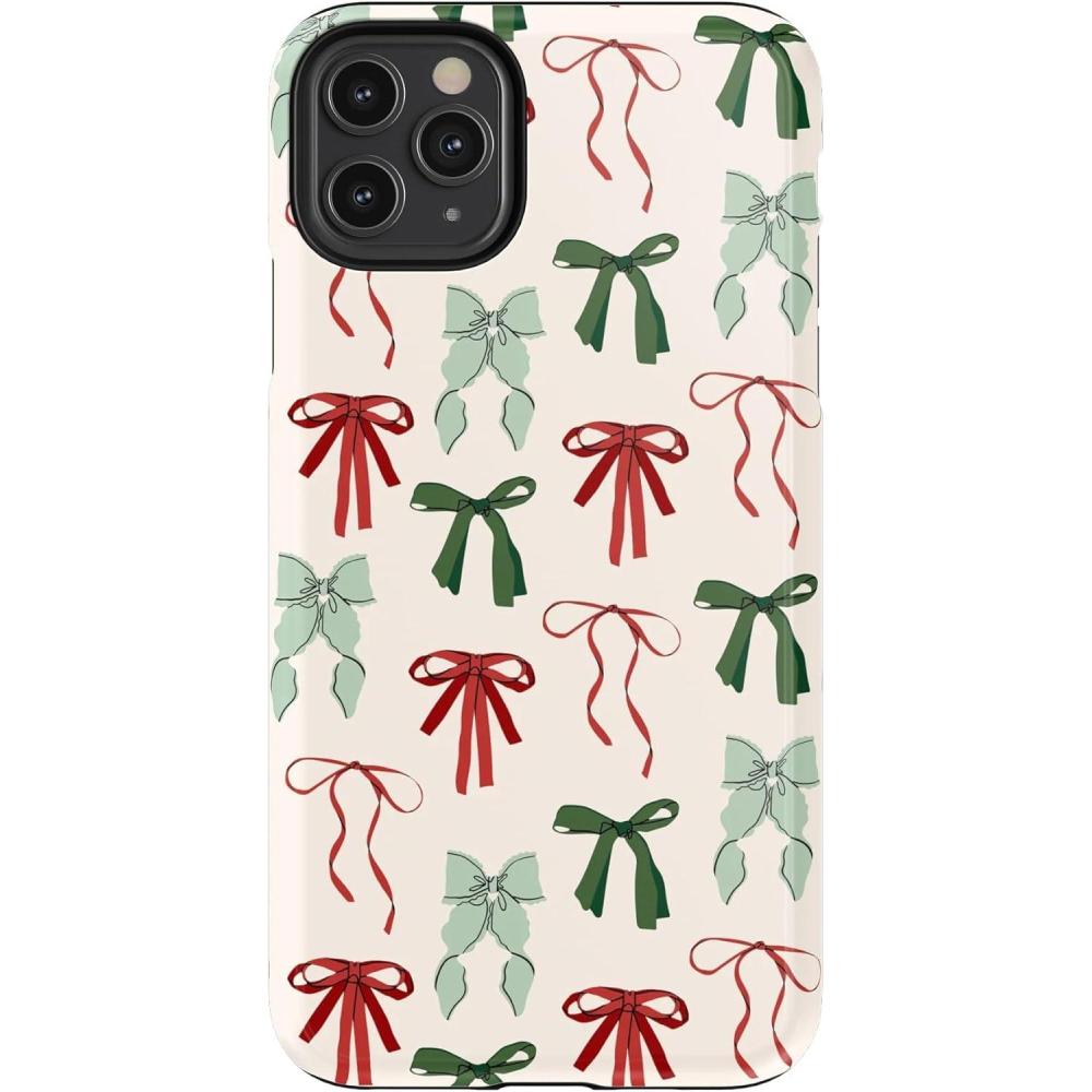 imageCasely iPhone 11 Pro Case  Make Your Mark  Crayola Paint CaseFestive Girlie  Holiday Bows