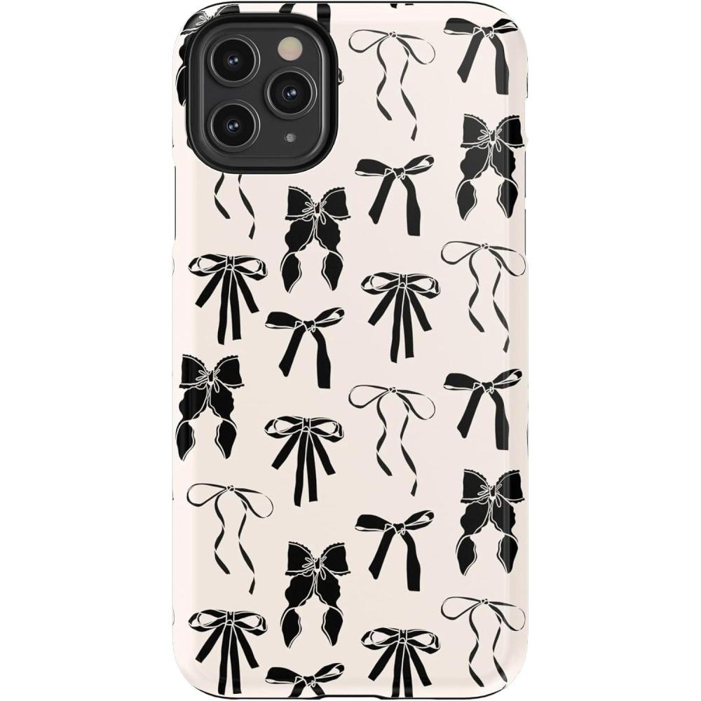 imageCasely iPhone 11 Pro Case  Make Your Mark  Crayola Paint CaseGoth Girlie  Black Bows