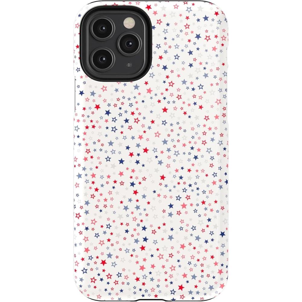 imageCasely iPhone 11 Pro Case  Make Your Mark  Crayola Paint CaseSeeing Stars  Red  White  Blue