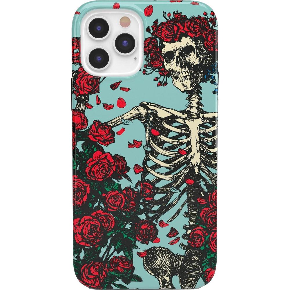 imageCasely iPhone 11 Pro Floral Case  Rose to Fame Coquette  Blue amp White Rose CaseGrateful Dead  Forever Grateful  Skeleton Floral