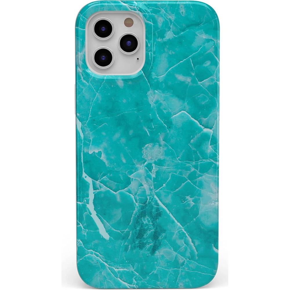 imageCasely iPhone 11 Pro Max Case  Out and About  Light Pink Floral  Classic Ultra Slim DesignBeautiful Teal Blue Seaglass