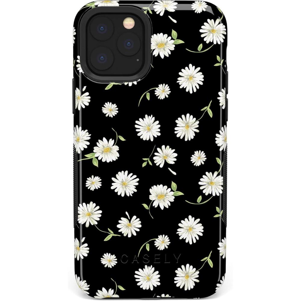 imageCasely iPhone 11 Pro Max Case  Outside The Lines  Crayola Marker CaseDaisy Daydream Black Floral