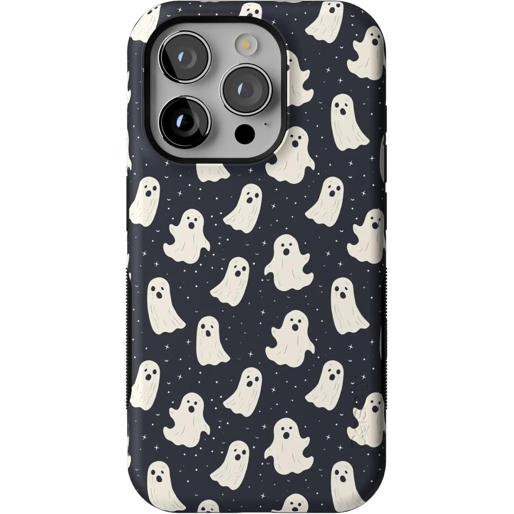 imageCasely iPhone 15 Pro Case  Keep It Classic  Crayola Crayon Box  Bold Protective Design  Compatible with MagSafeAll Boos No Bite  Friendly Ghost