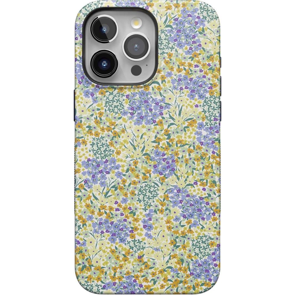 imageCasely iPhone 15 Pro Case  Keep It Classic  Crayola Crayon Box  Bold Protective Design  Compatible with MagSafeDream Garden  Cottagecore