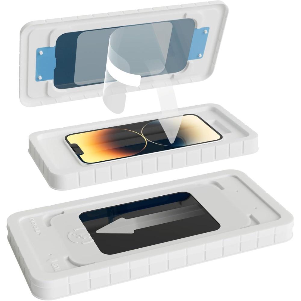 imageCasely iPhone 15 Pro Privacy Glass  AntiSpy Tempered Glass Screen ProtectoriPhone 1212 Pro