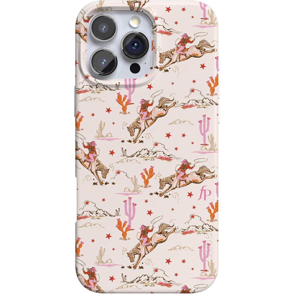 imageCasely iPhone 16 Pro Case  Glitter Mystic Moss  Green Enchanted Shimmer  Compatible with MagSafe  Classic UltraSlim Case DesignCowgirl Canyon  FashionPass x Casely