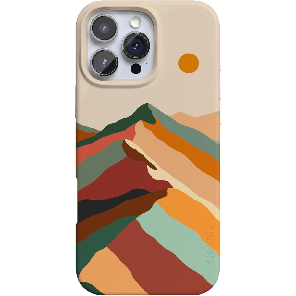 imageCasely iPhone 16 Pro Case  Glitter Mystic Moss  Green Enchanted Shimmer  Compatible with MagSafe  Classic UltraSlim Case DesignMagic Mountain  Colorblock