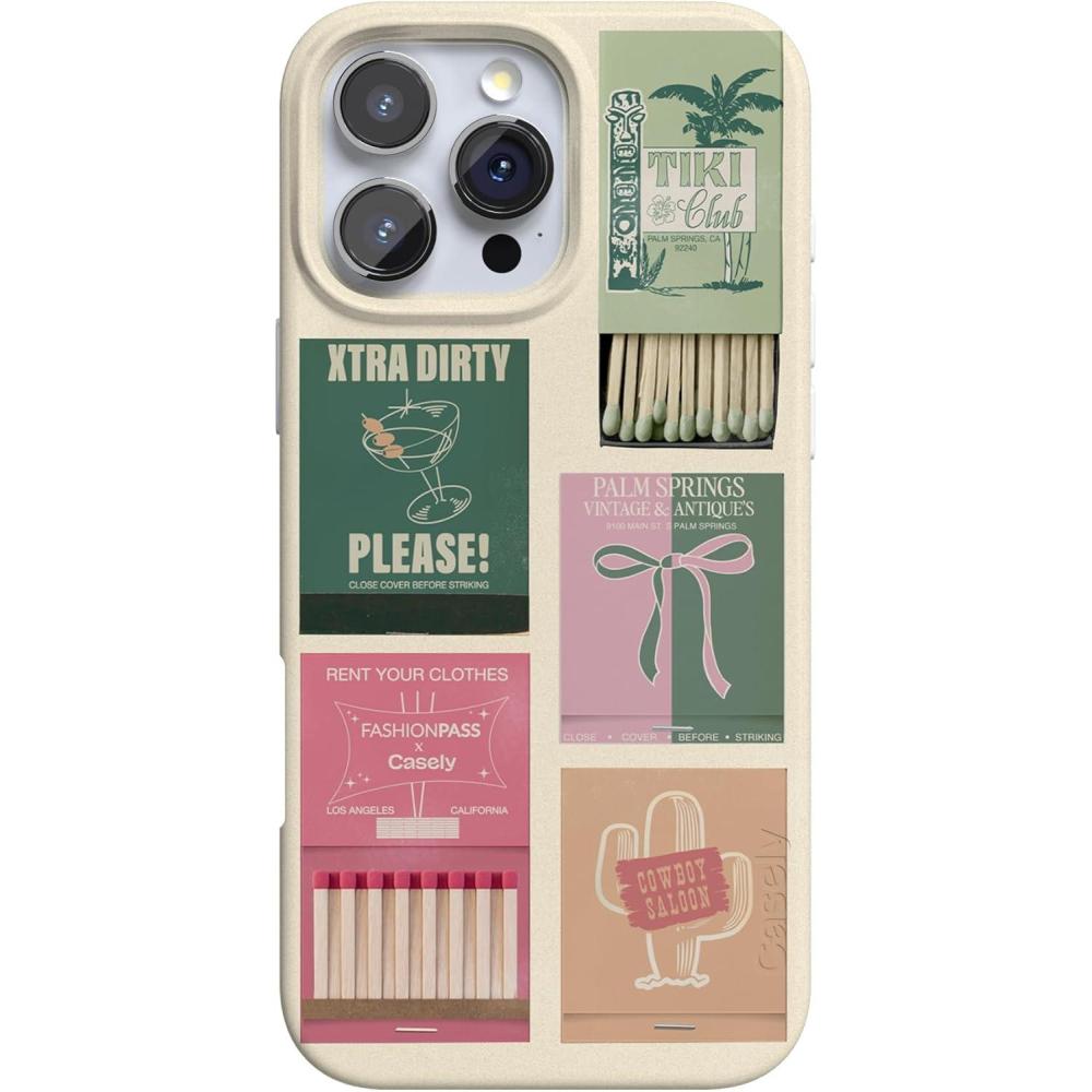 imageCasely iPhone 16 Pro Case  Glitter Mystic Moss  Green Enchanted Shimmer  Compatible with MagSafe  Classic UltraSlim Case DesignPerfect Match  FashionPass x Casely