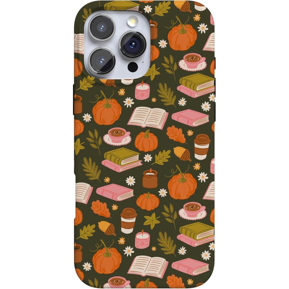 imageCasely iPhone 16 Pro Case  Glitter Mystic Moss  Green Enchanted Shimmer  Compatible with MagSafe  Classic UltraSlim Case DesignSmall Town Magic  Fall Faves