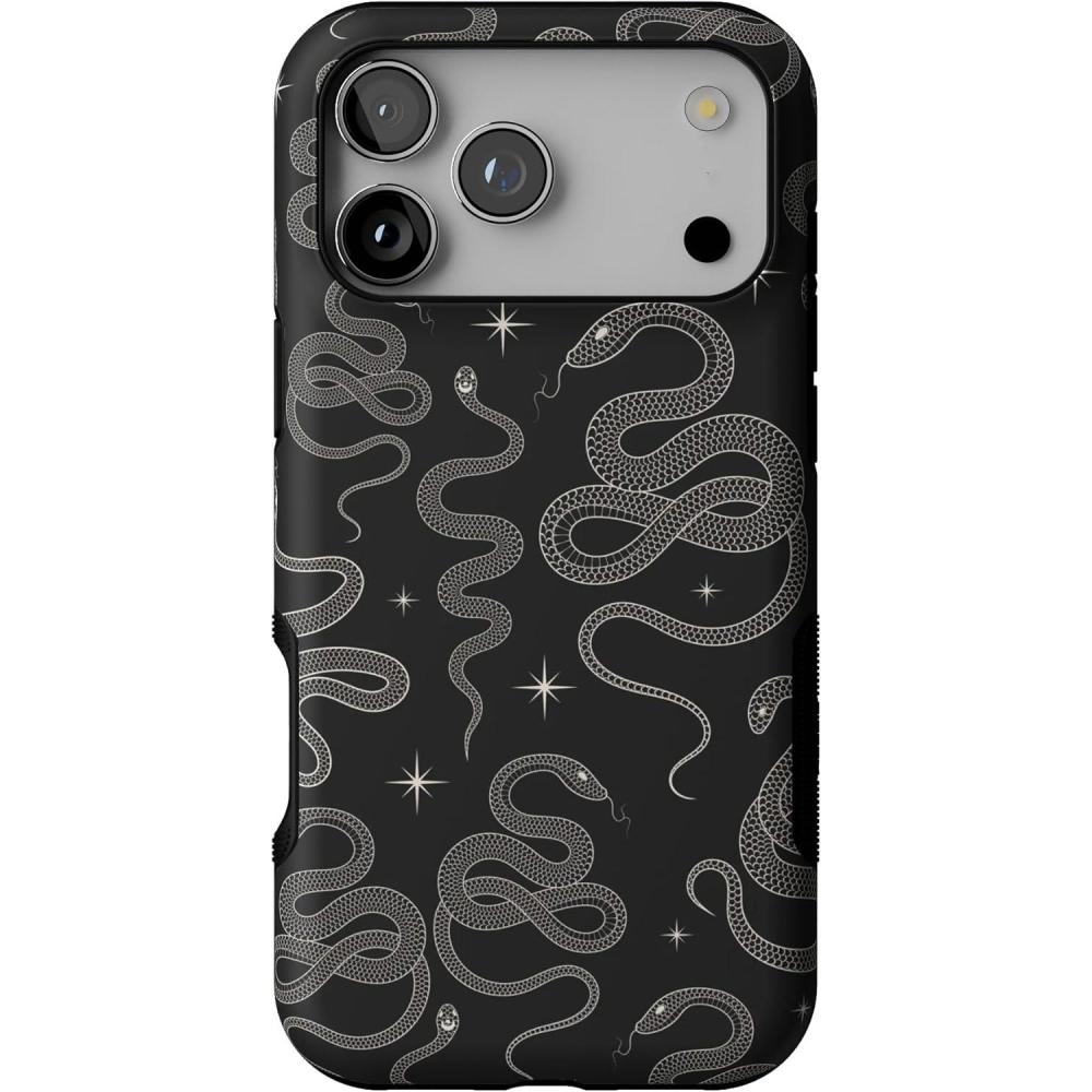 imageCasely iPhone 17 Pro Max Case  Be Mine  Tiny Hearts  Compatible with MagSafe  Bold Protective DesignWere Ready For It  Black Serpent