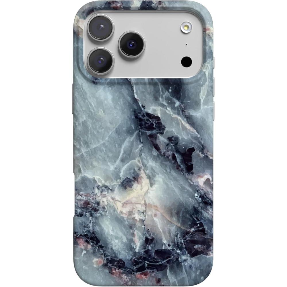 imageCasely iPhone 17 Pro Max Case  Field of Flowers  Pastel Floral  Compatible with MagSafe  Classic Ultra Slim DesignDeep Sea  Blue Marble