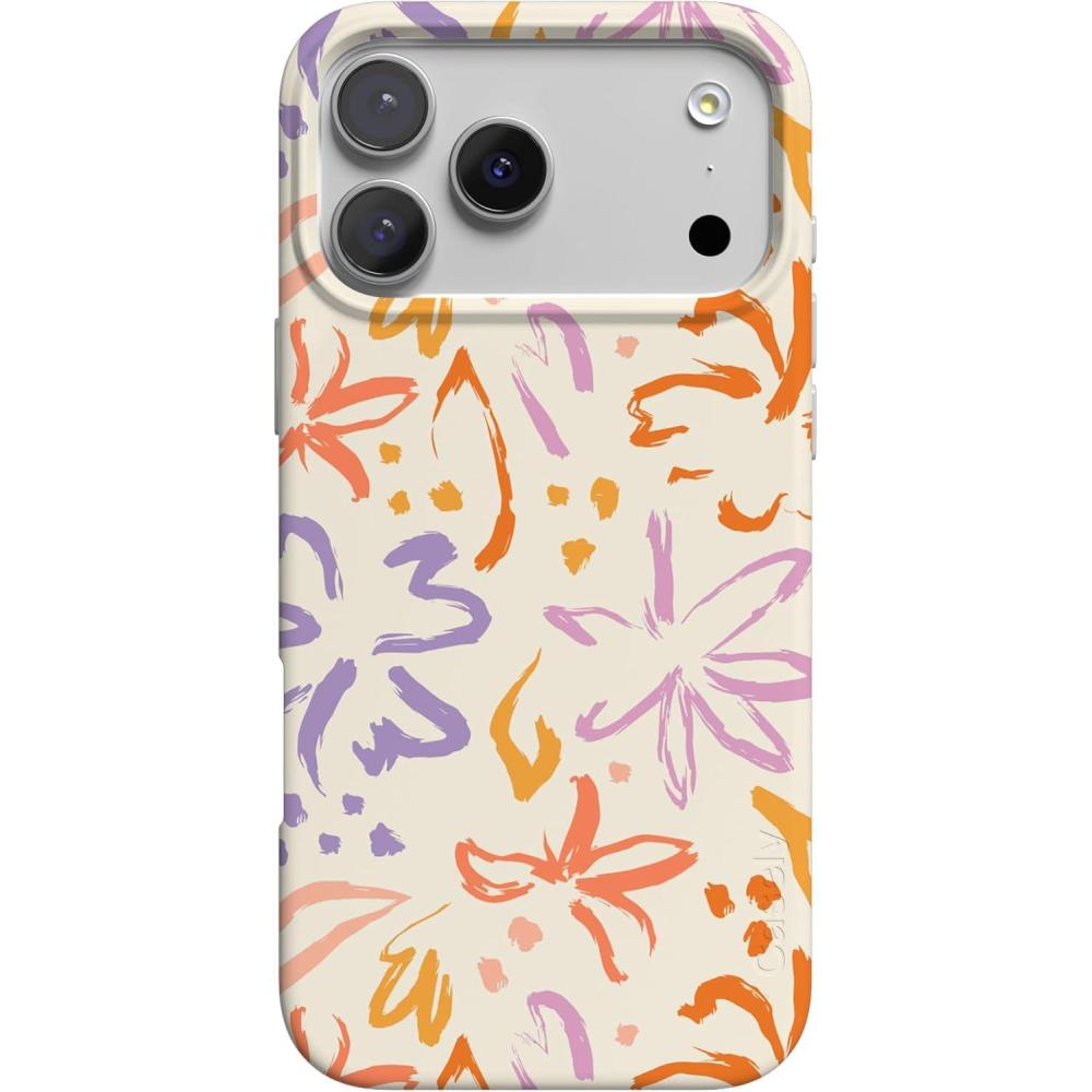 imageCasely iPhone 17 Pro Max Case  Field of Flowers  Pastel Floral  Compatible with MagSafe  Classic Ultra Slim DesignHibiscus Blooms  Hawaiian Floral